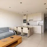 SEAVIEW STUDIO OOSTENDE Type Rotterdam 6p - comfortabele flat met aparte slaaphoek direct aan het strand, op de verkeersvrije zeedijk